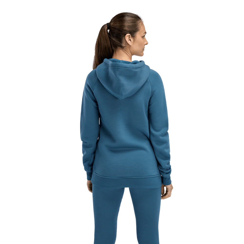 FleeceWool Hoodie W's Blue Fusion, view: 2