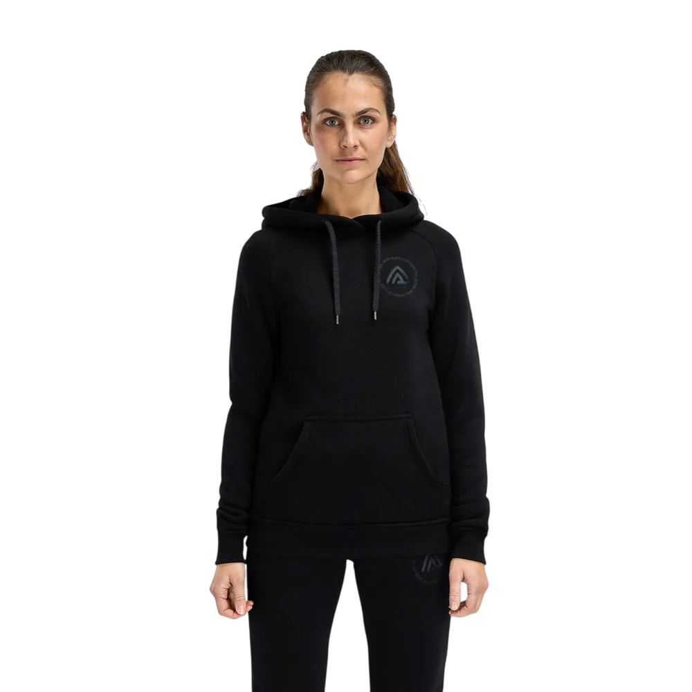FleeceWool Hoodie W's Jet Black, view: 1
