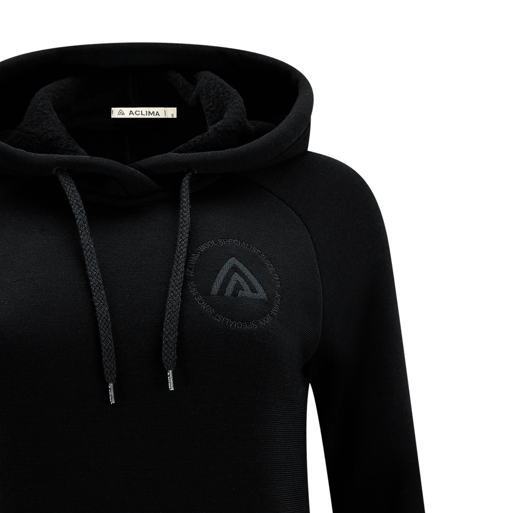 FleeceWool Hoodie W's Jet Black, view: 9