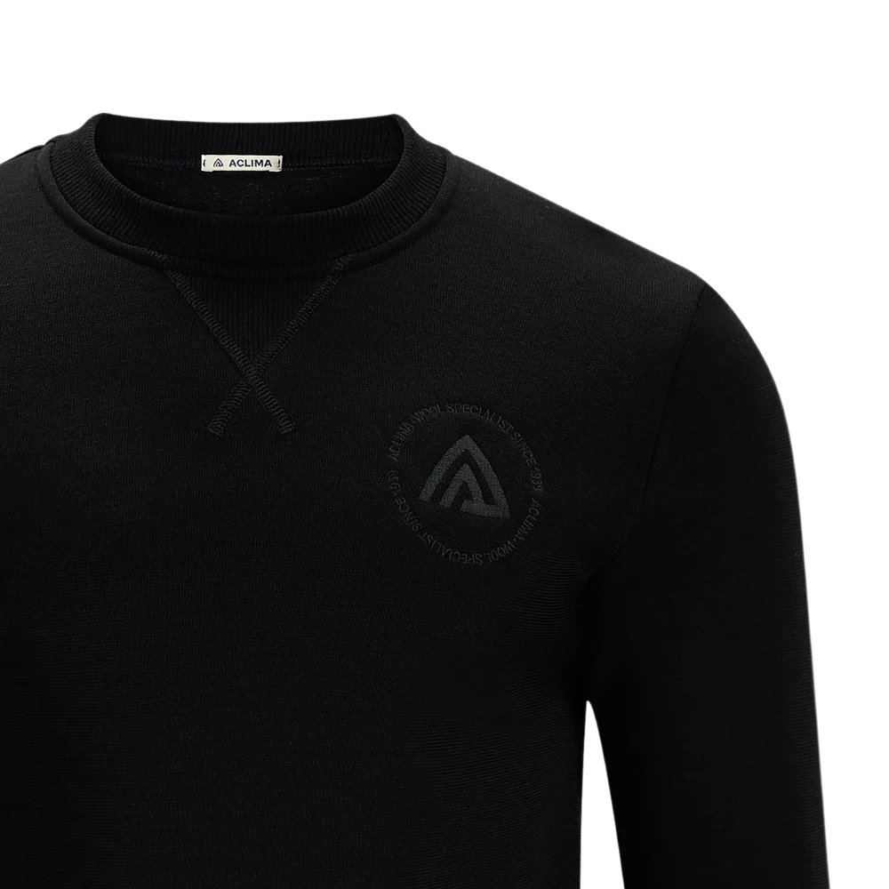 FleeceWool Crewneck M's Jet Black, view: 6