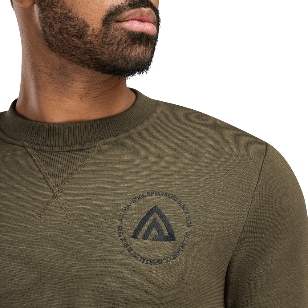 FleeceWool Crewneck M's Tarmac, view: 2