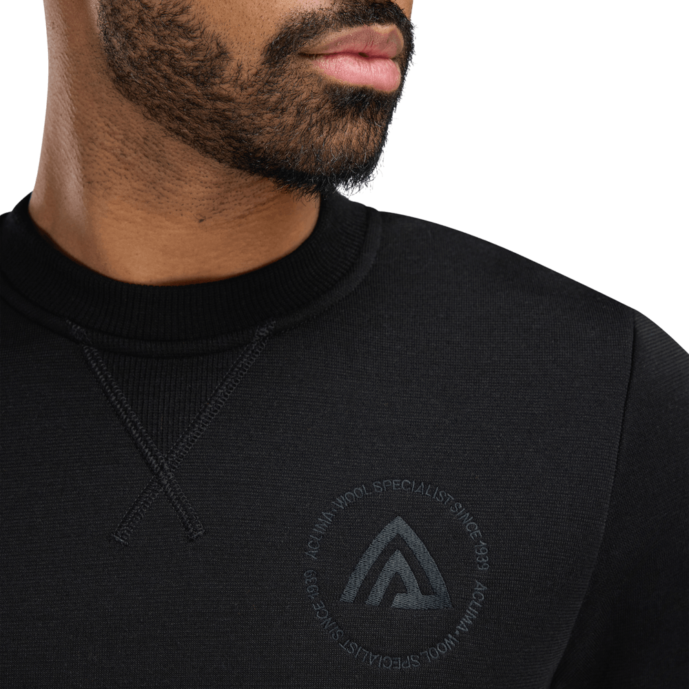 FleeceWool Crewneck M's Jet Black, view: 2