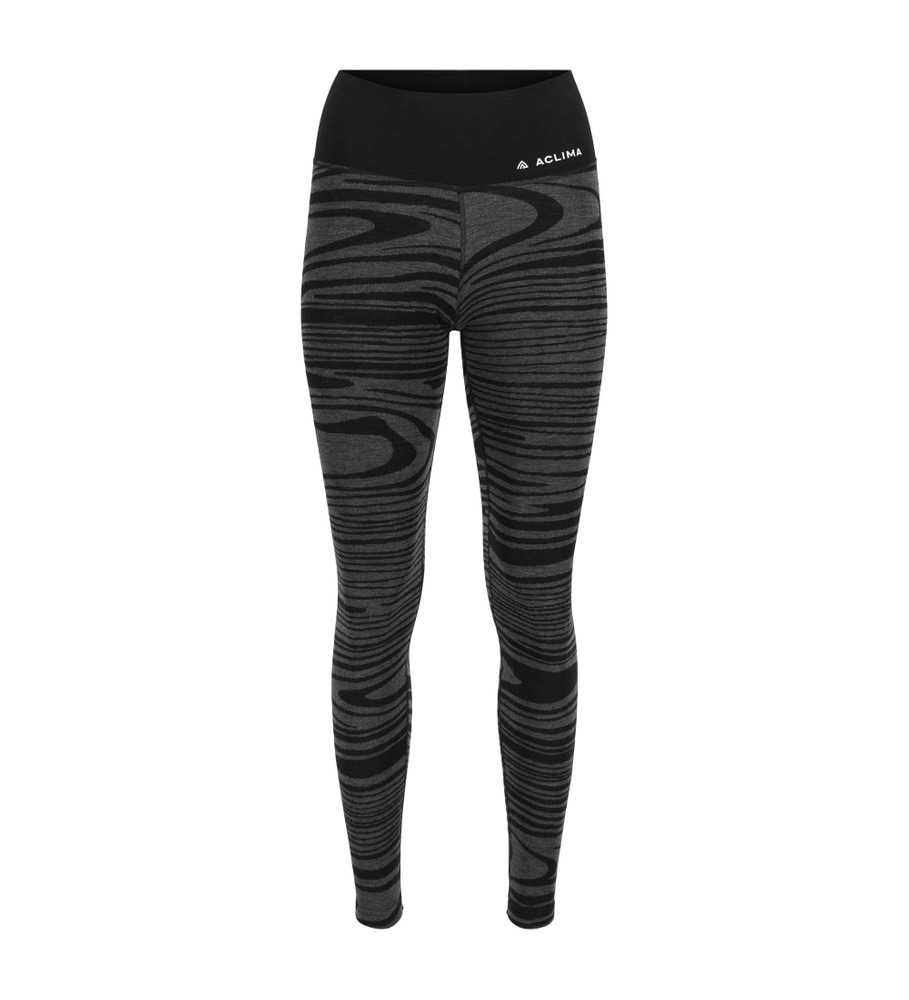 WarmWool Motion Longs High Waist W's Black Motion, view: 3