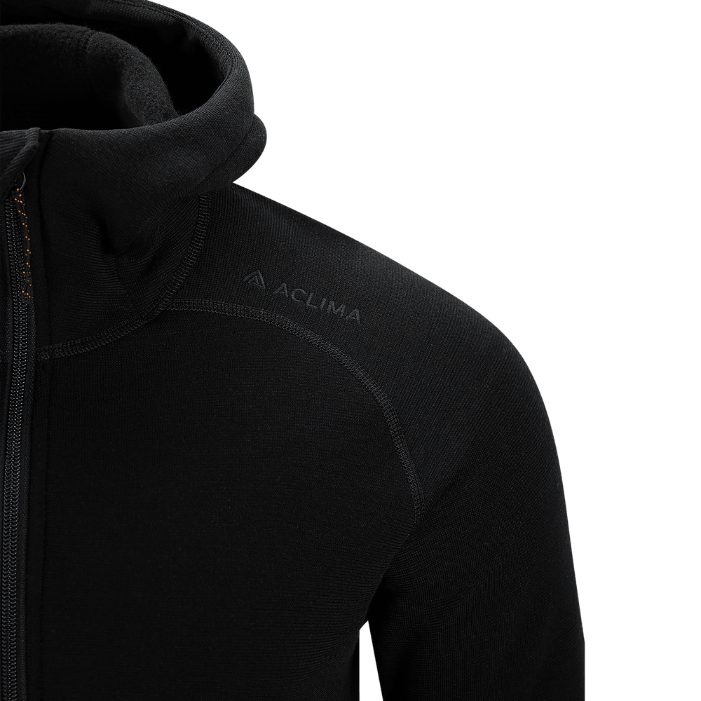 FleeceWool Hooded Jacket M's Jet Black, view: 9
