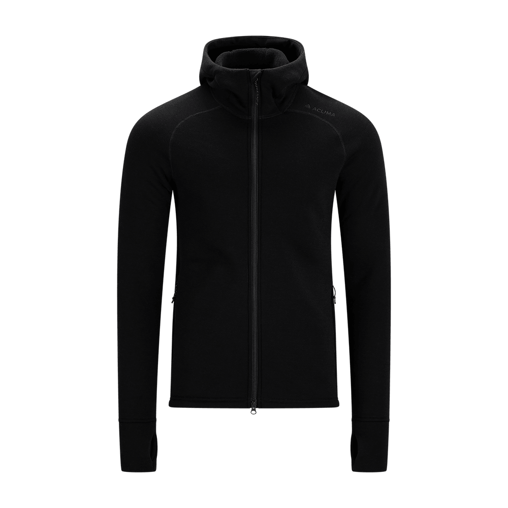 FleeceWool Hooded Jacket M's Jet Black, view: 6