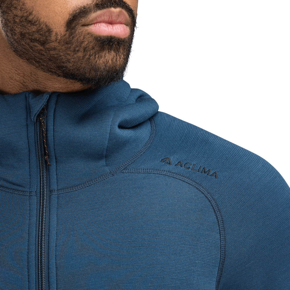 FleeceWool Hooded Jacket M's Midnight Navy, view: 2