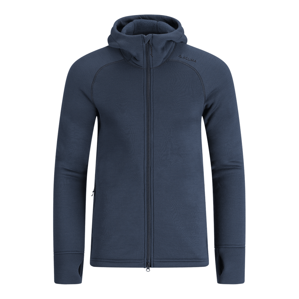 FleeceWool Hooded Jacket M's Midnight Navy, view: 8