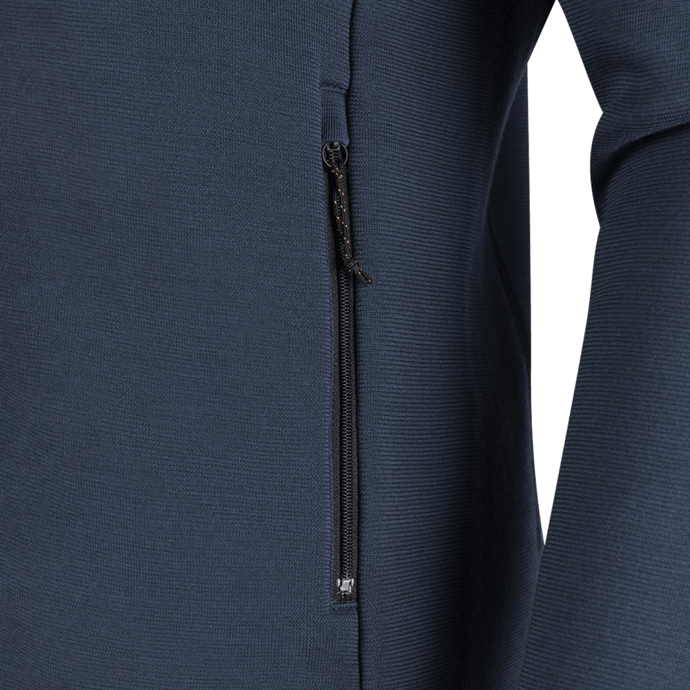 FleeceWool Hooded Jacket M's Midnight Navy, view: 10