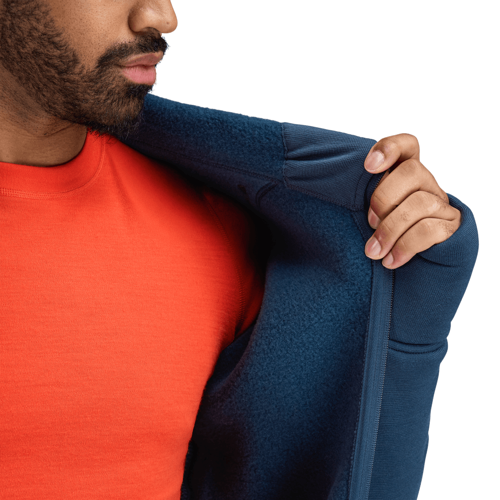 FleeceWool Hooded Jacket M's Midnight Navy, view: 5