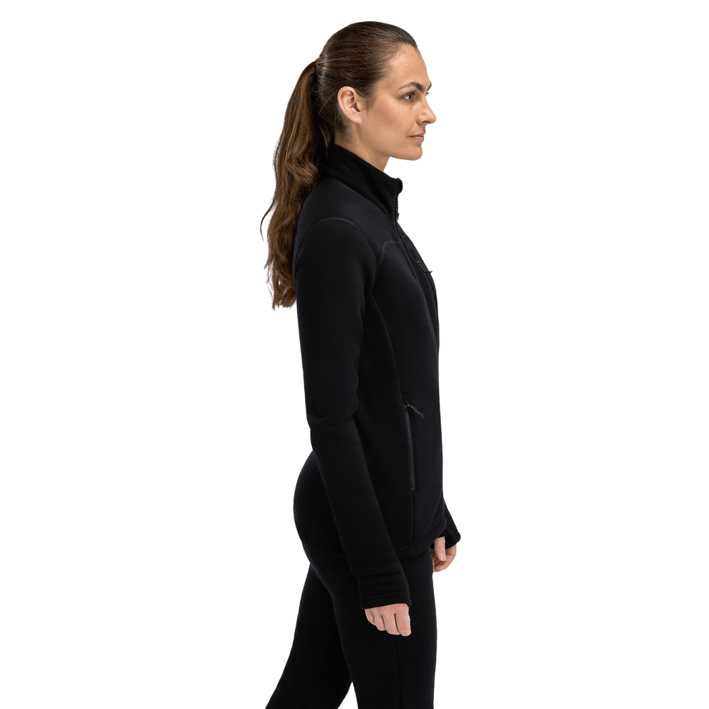 FleeceWool Jacket W's Jet Black, view: 2