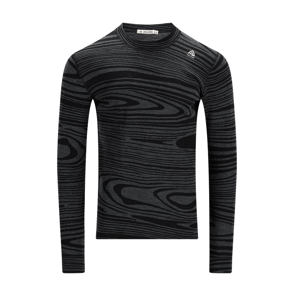 WarmWool Motion Crewneck M's Black Motion, view: 3