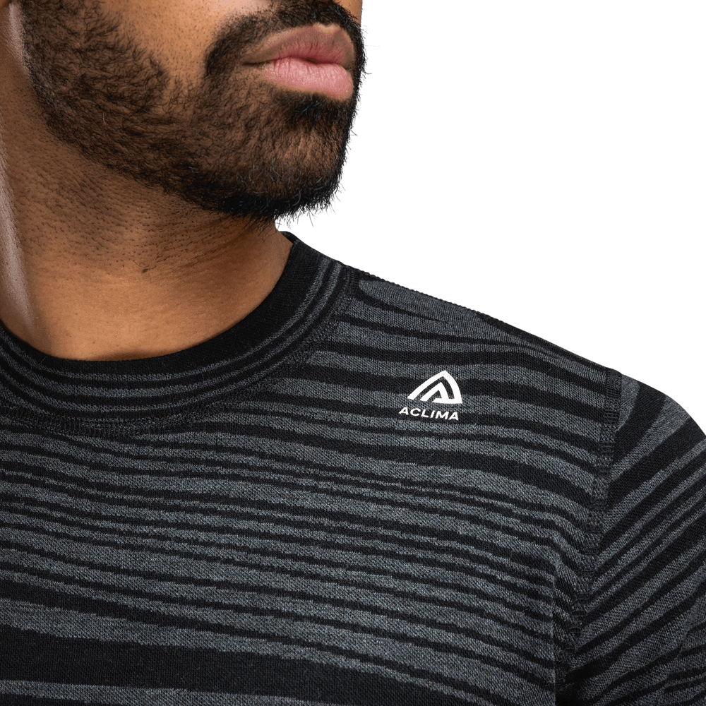 WarmWool Motion Crewneck M's Black Motion, view: 2