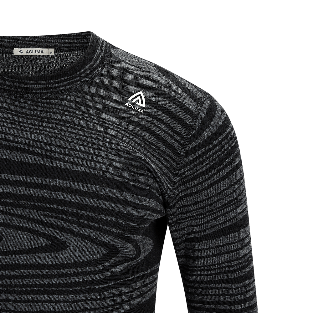 WarmWool Motion Crewneck M's Black Motion, view: 6