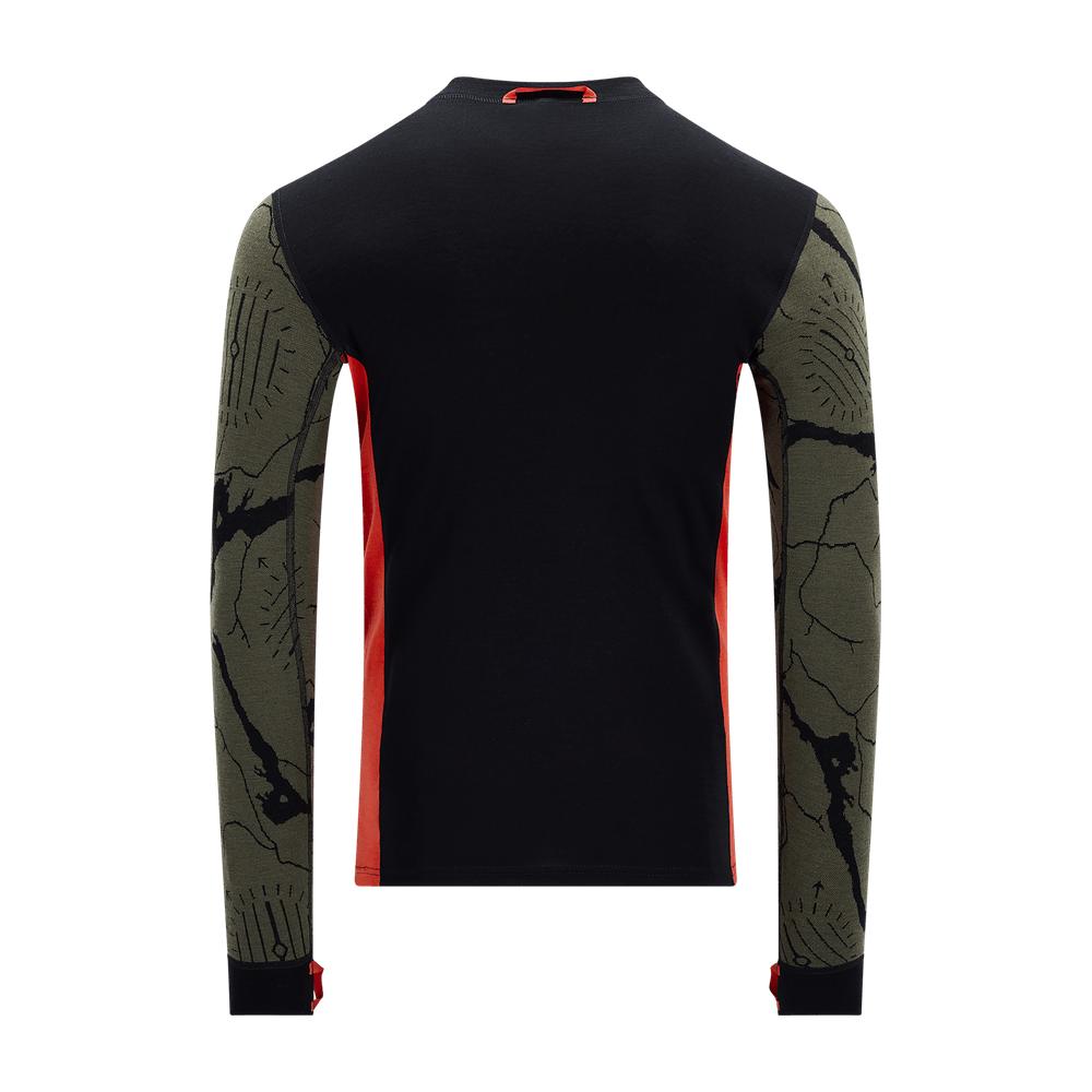 WarmWool Lars Monsen Crewneck M's Tarmac Femunden, view: 7