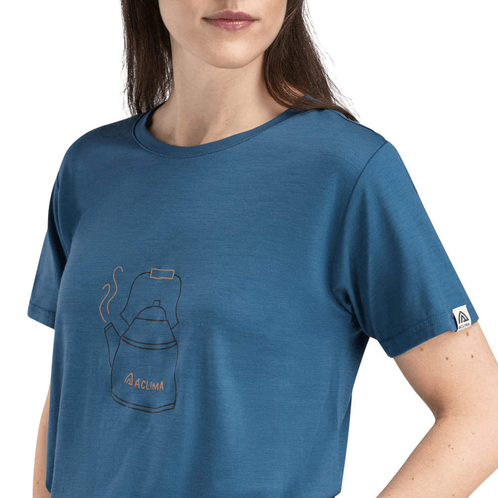 LightWool 140 Classic Tee Kettle W's Blue Fusion, view: 2