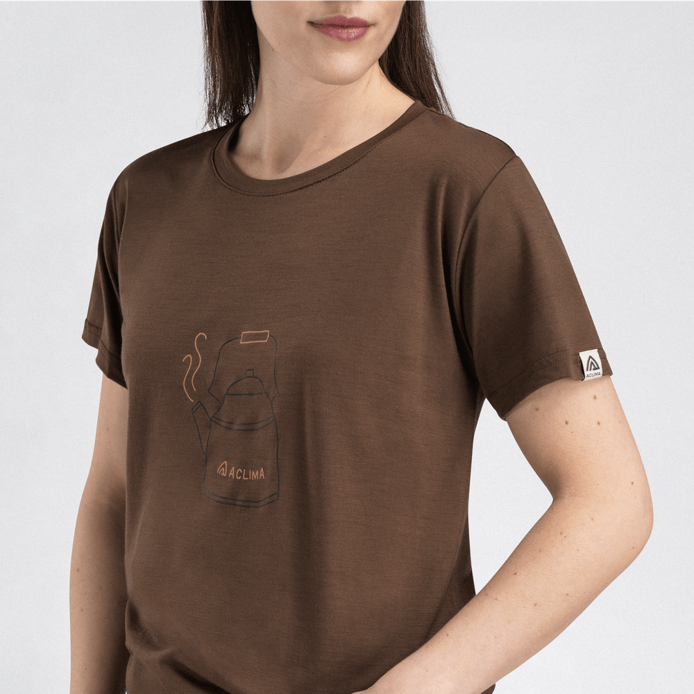 LightWool 140 Classic Tee Kettle W's Dark Earth, view: 2