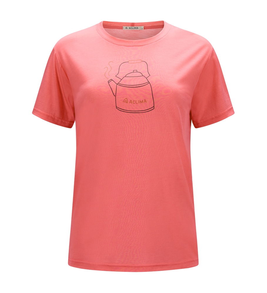 LightWool 140 Classic Tee Kettle W's Sun Kissed Coral, view: 3