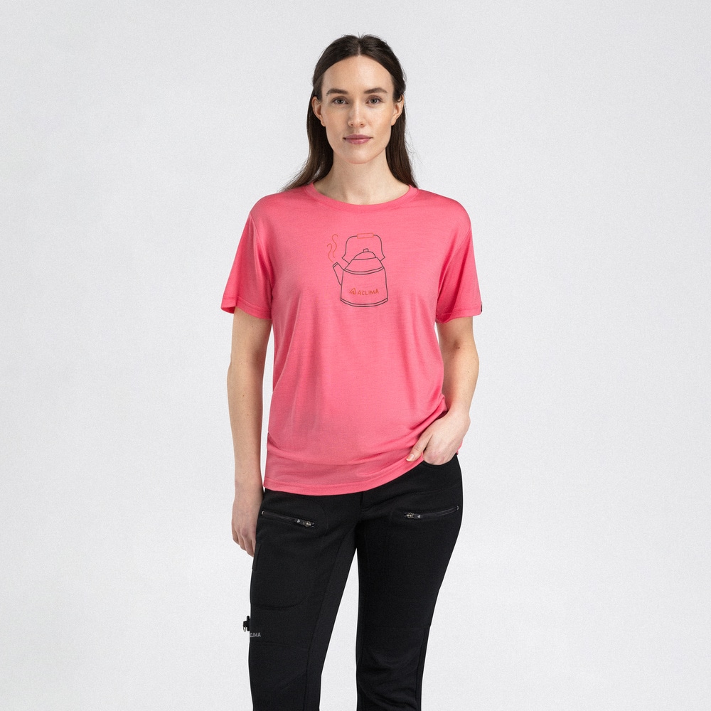 productCard.productImage: LightWool 140 Classic Tee Kettle W's Sun Kissed Coral