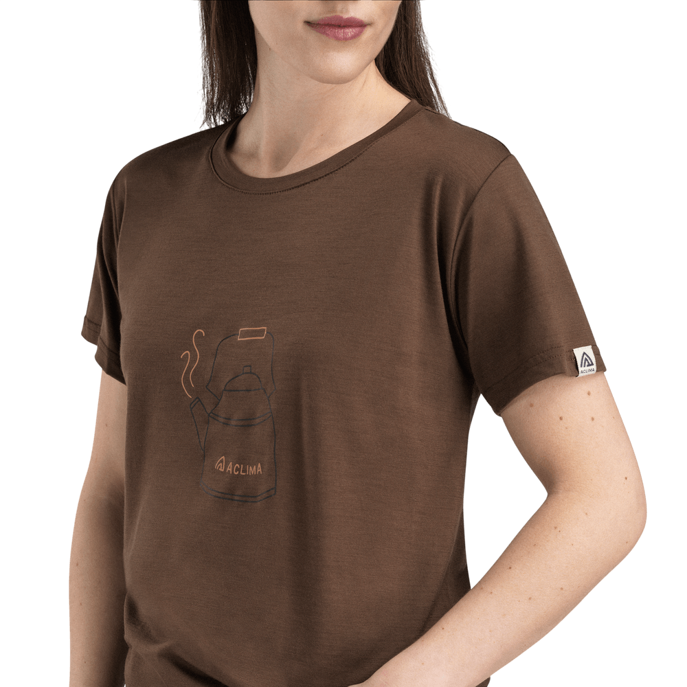 LightWool 140 Classic Tee Kettle W's Dark Earth, view: 2