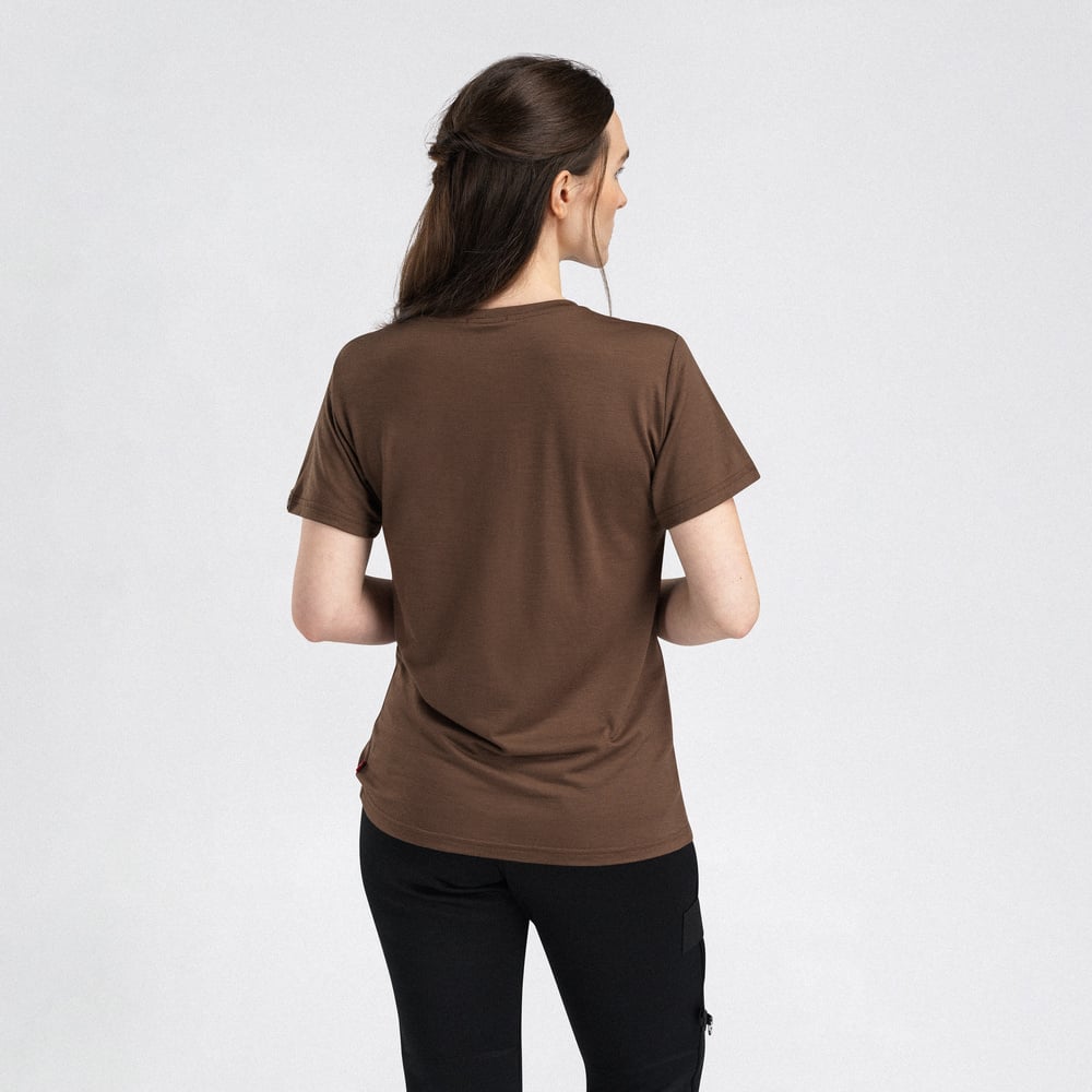 LightWool 140 Classic Tee Kettle W's Dark Earth, view: 1