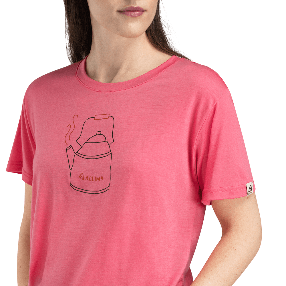 LightWool 140 Classic Tee Kettle W's Sun Kissed Coral, view: 2