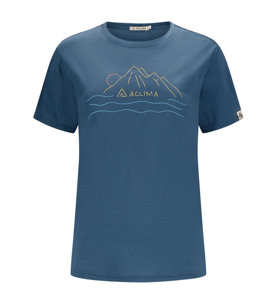 LightWool 140 Classic Tee Sunset W's Blue Fusion, view: 3