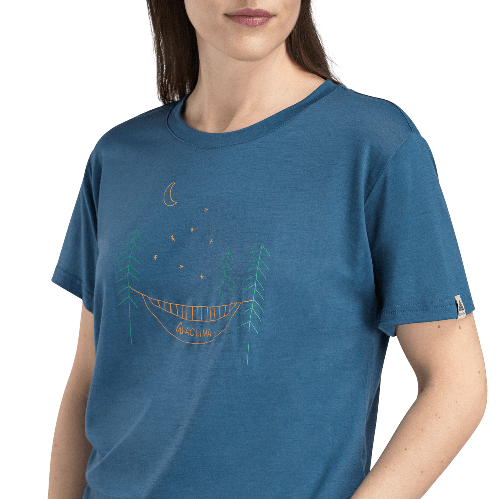 LightWool 140 Classic Tee Forest W's Blue Fusion, view: 2