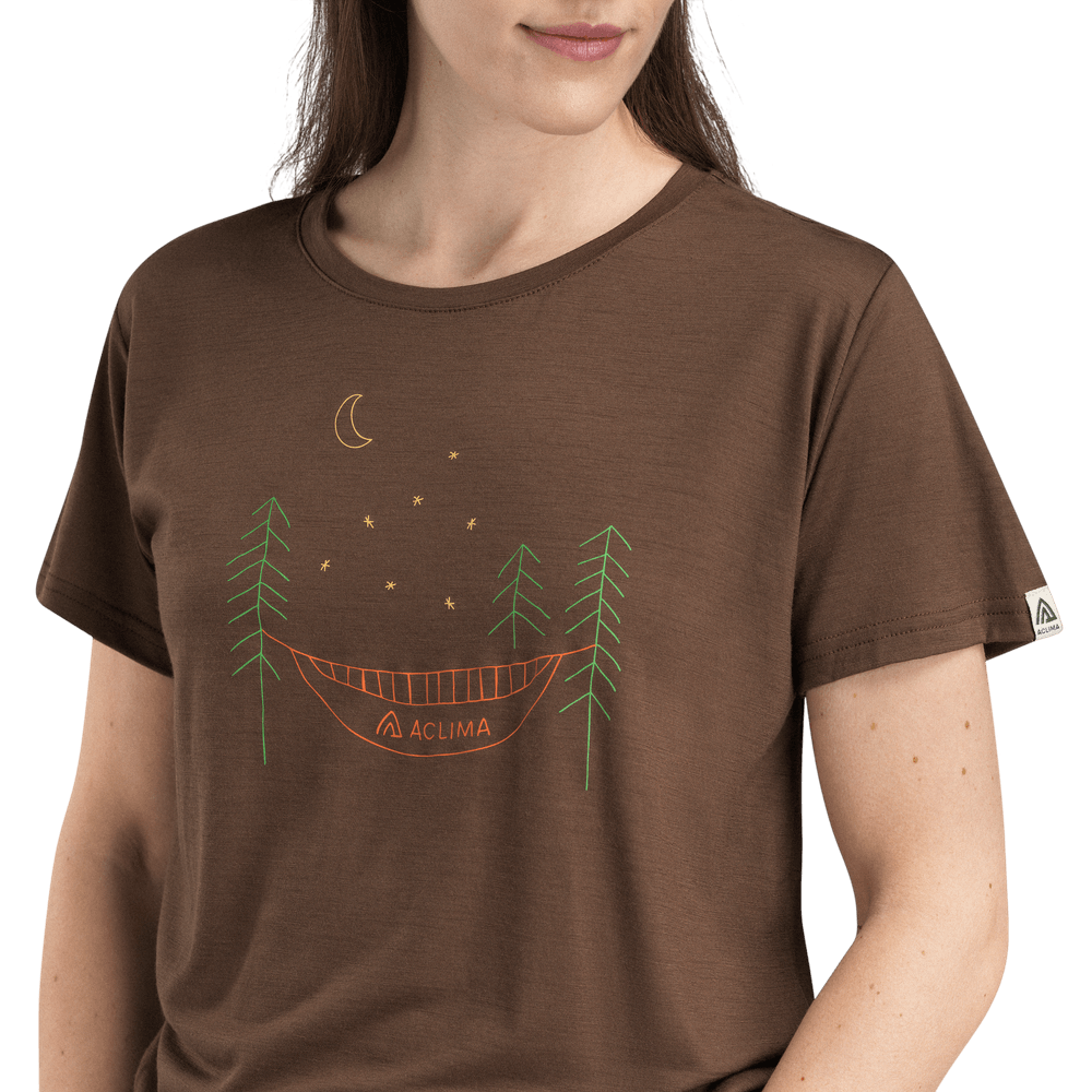 LightWool 140 Classic Tee Forest W's Dark Earth, view: 2