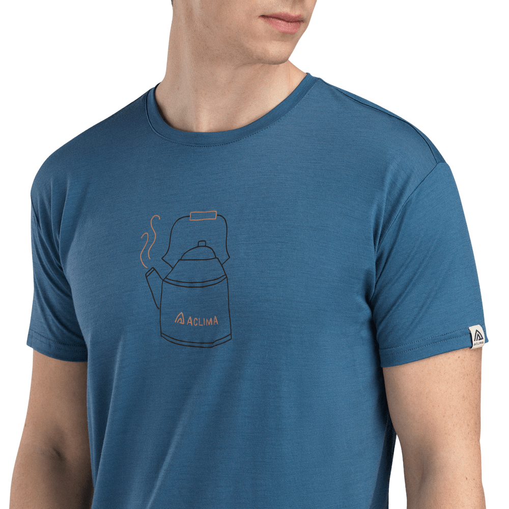 LightWool 140 Classic Tee Kettle M's Blue Fusion, view: 2