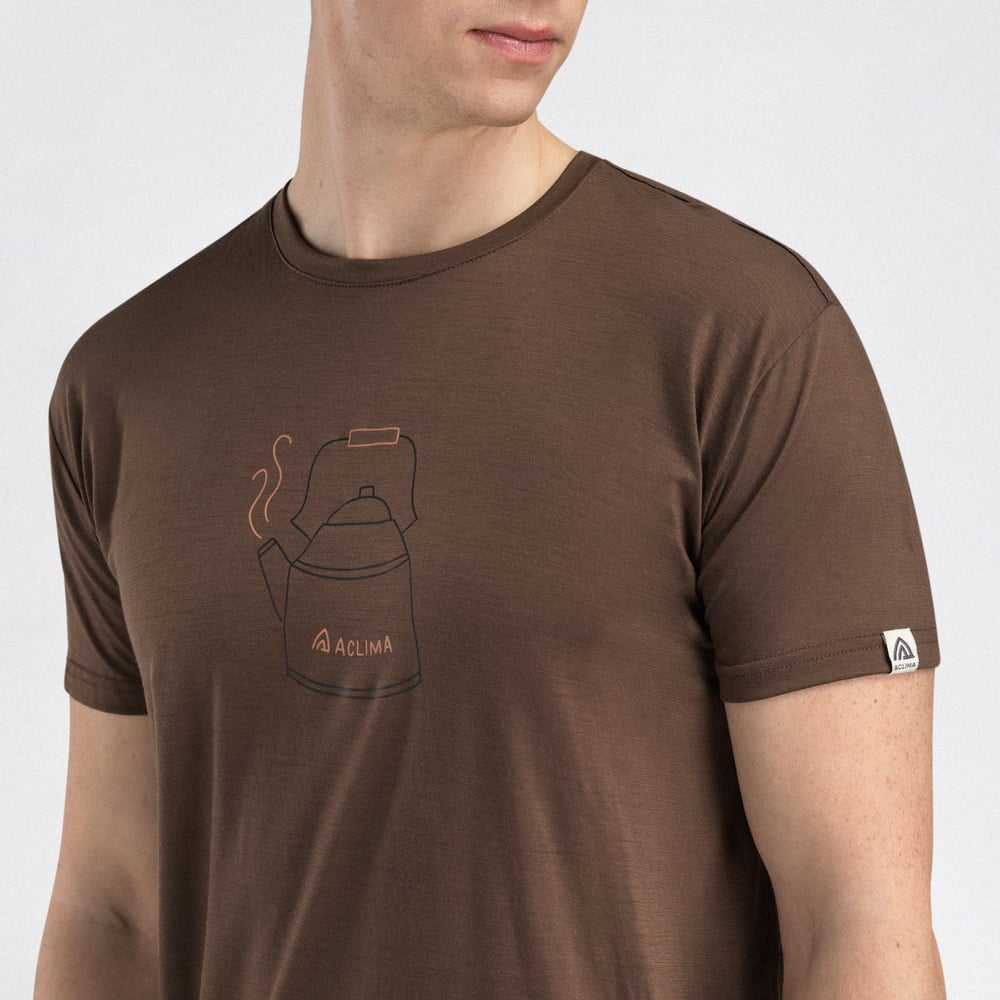 LightWool 140 Classic Tee Kettle M's Dark Earth, view: 2