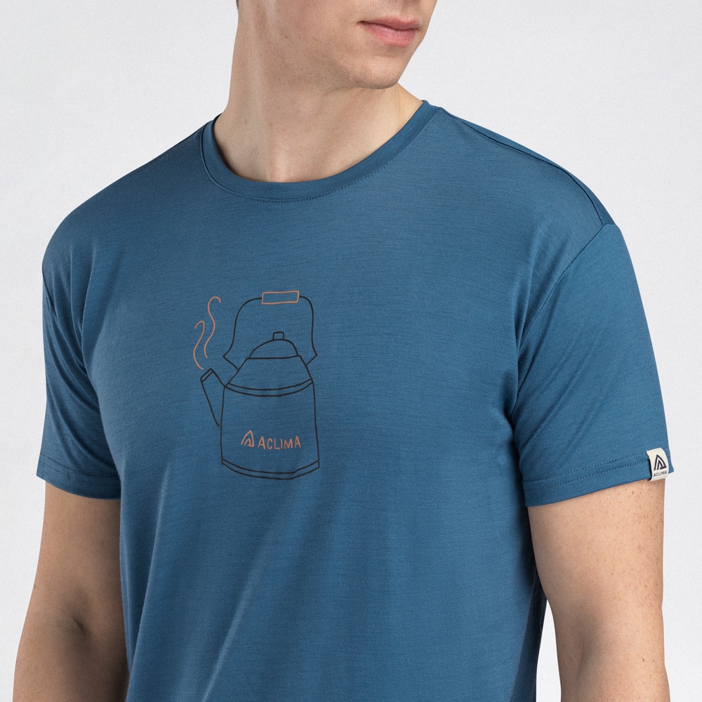 LightWool 140 Classic Tee Kettle M's Blue Fusion, view: 2