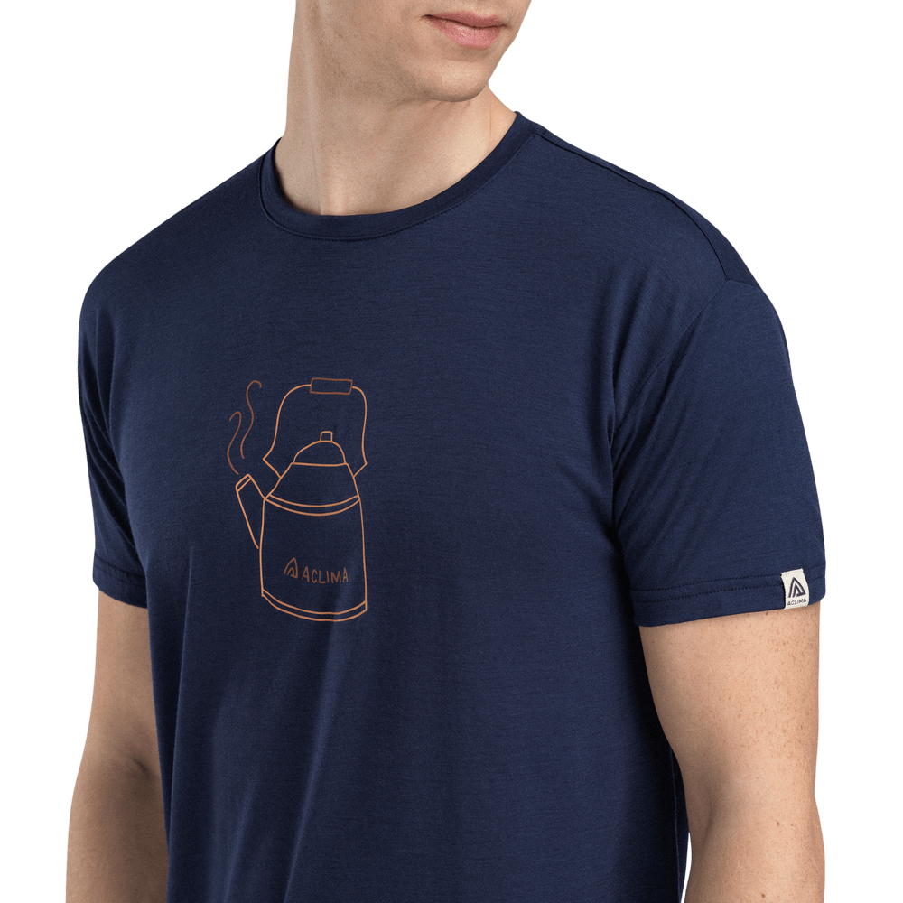 LightWool 140 Classic Tee Kettle M's Navy Blazer, view: 2