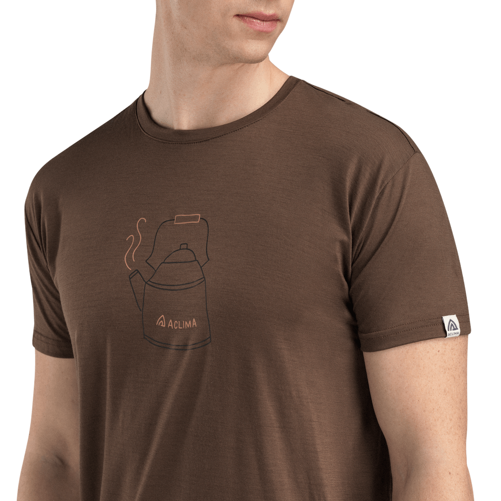 LightWool 140 Classic Tee Kettle M's Dark Earth, view: 2