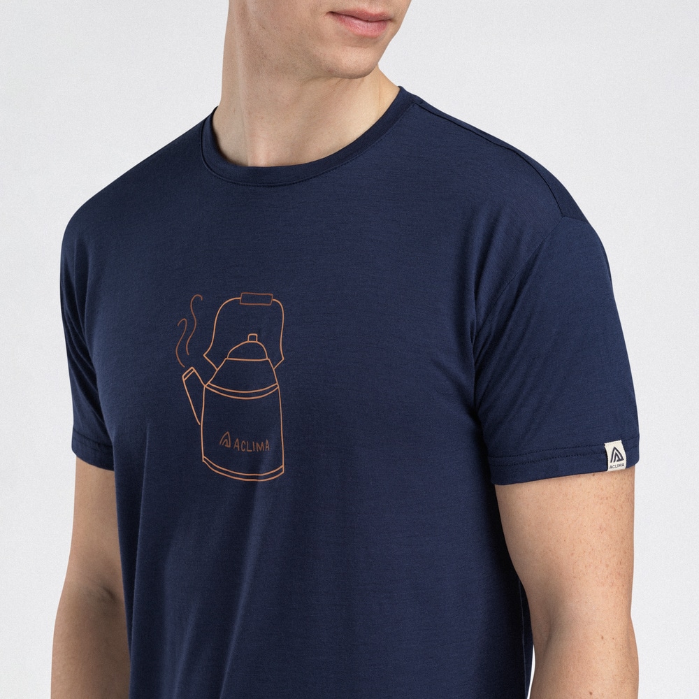 LightWool 140 Classic Tee Kettle M's Navy Blazer, view: 2