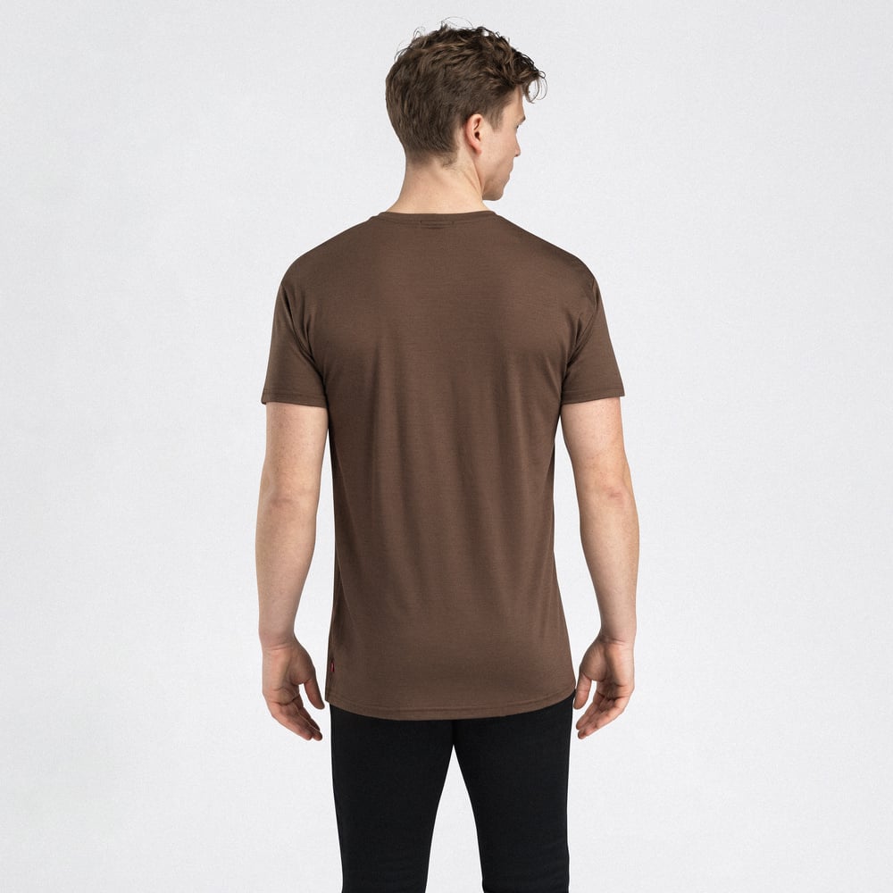 LightWool 140 Classic Tee Oars M's Dark Earth, view: 1