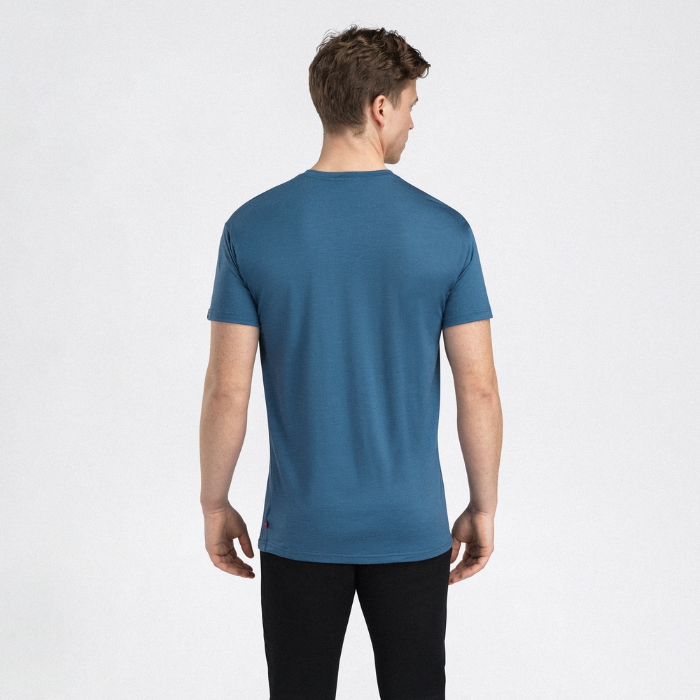 LightWool 140 Classic Tee Salmon M's Blue Fusion, view: 1