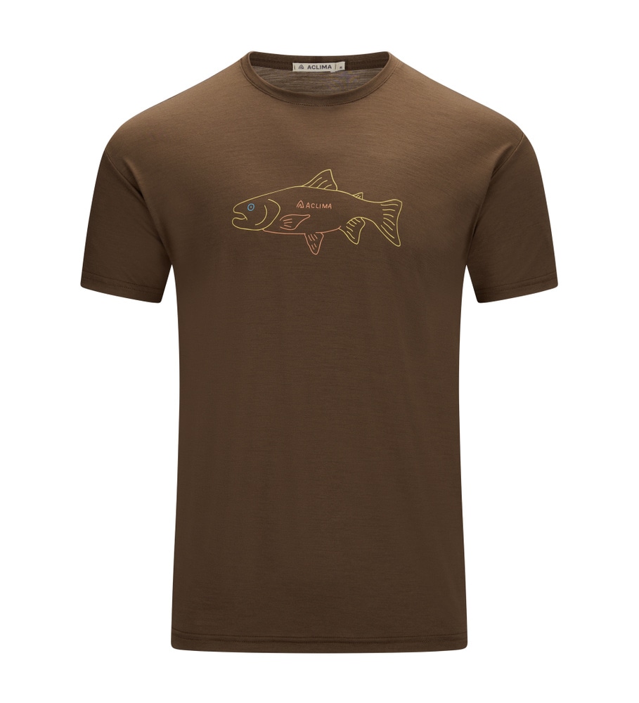 LightWool 140 Classic Tee Salmon M's Dark Earth, view: 3