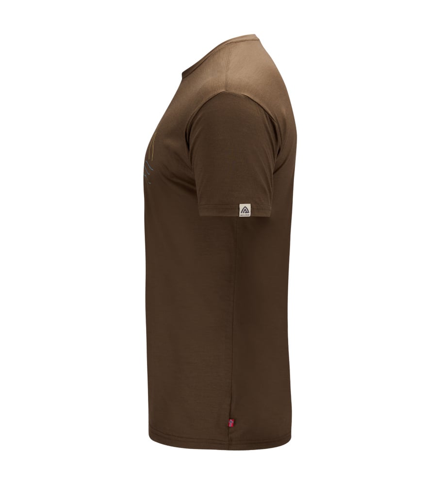 LightWool 140 Classic Tee Sunset M's Dark Earth, view: 5