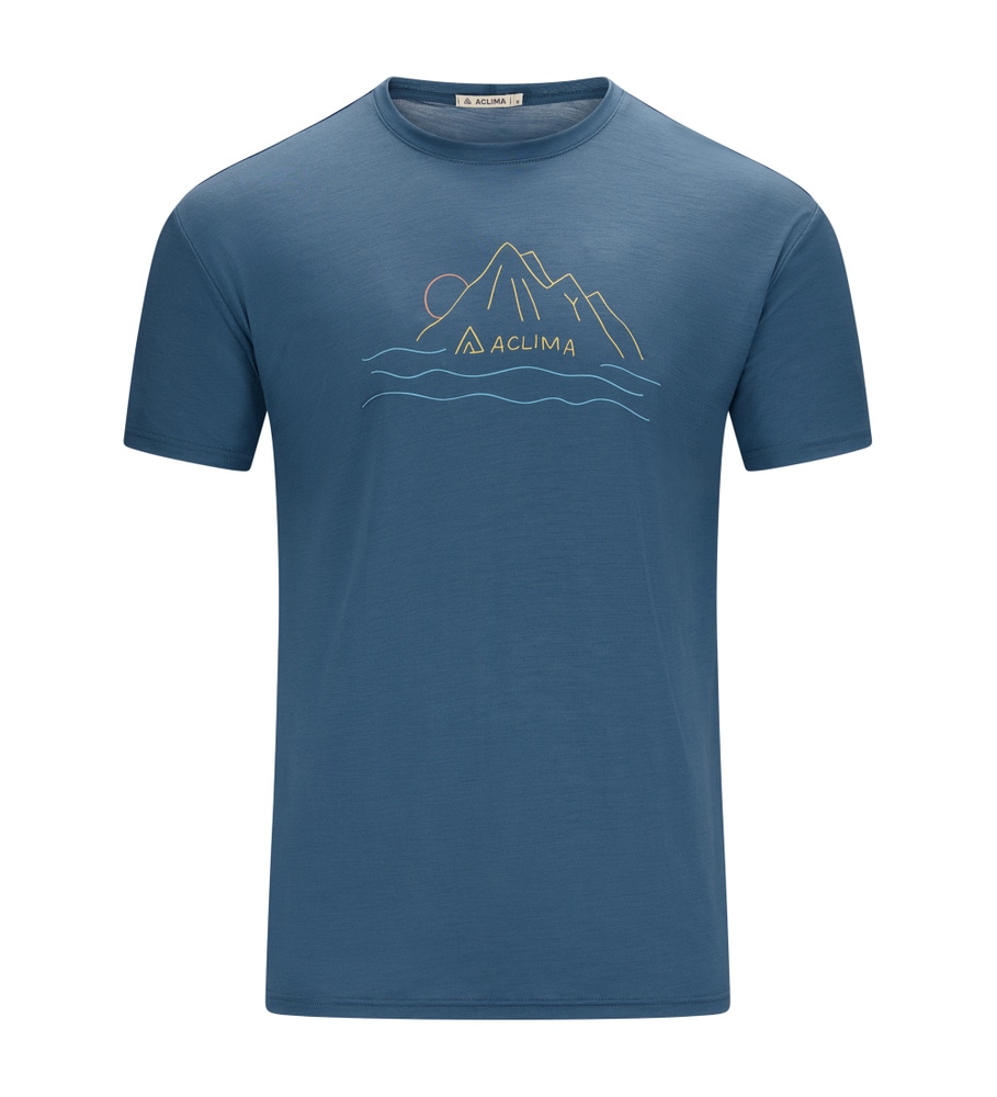 LightWool 140 Classic Tee Sunset M's Blue Fusion, view: 3