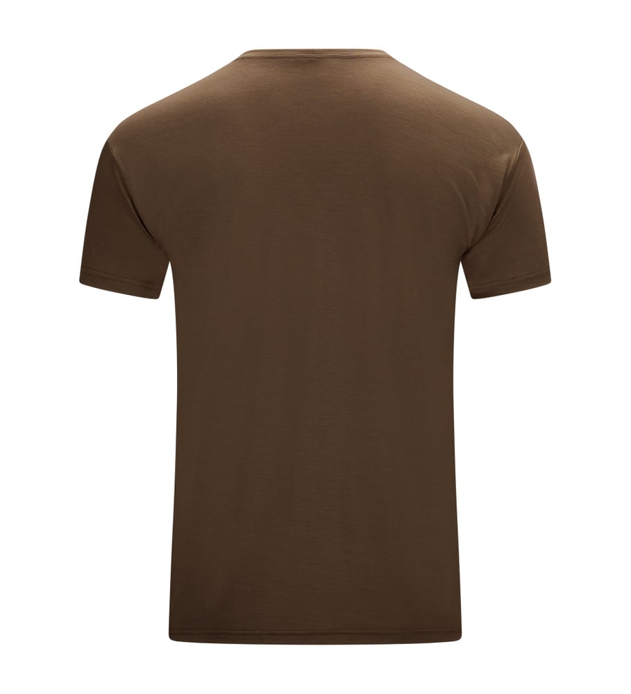 LightWool 140 Classic Tee Sunset M's Dark Earth, view: 4