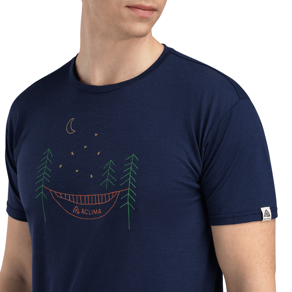 LightWool 140 Classic Tee Forest M's Navy Blazer, view: 2