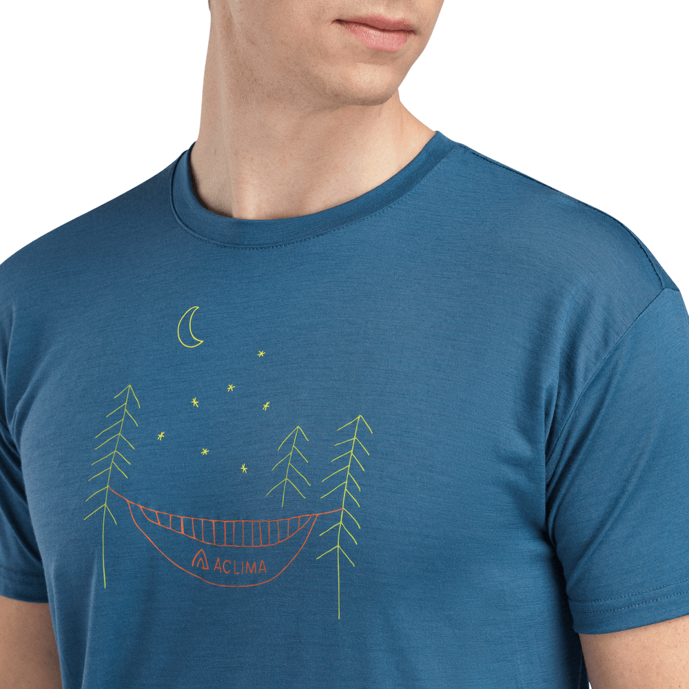 LightWool 140 Classic Tee Forest M's Blue Fusion, view: 2