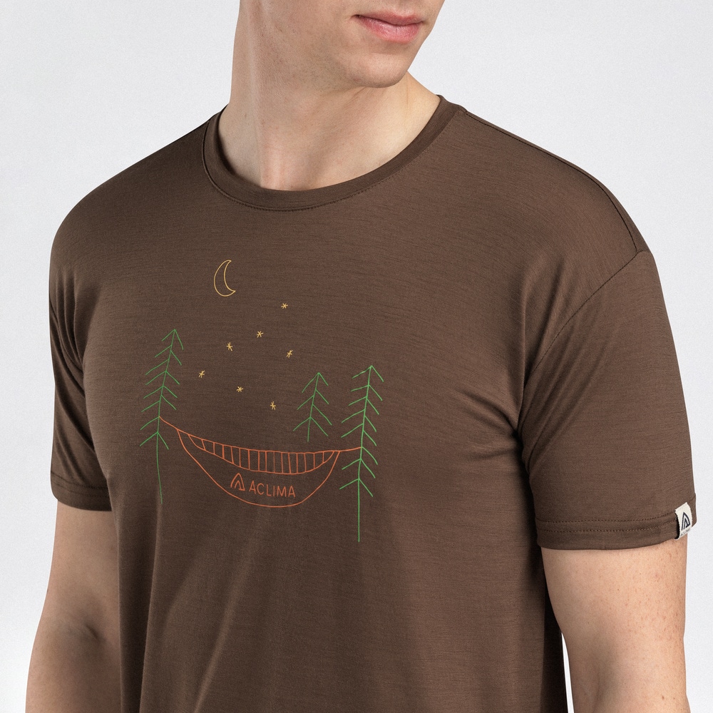 LightWool 140 Classic Tee Forest M's Dark Earth, view: 2