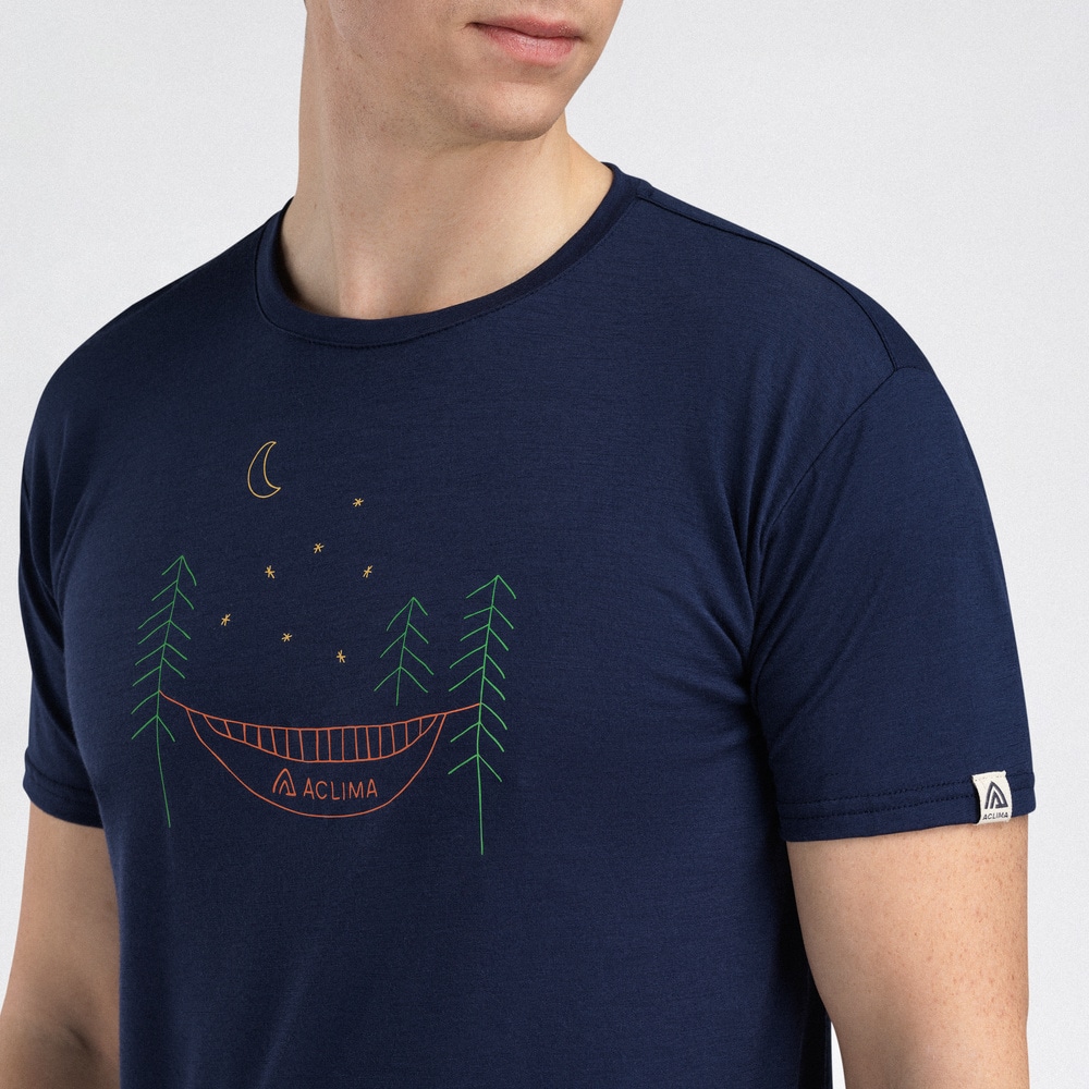 LightWool 140 Classic Tee Forest M's Navy Blazer, view: 2