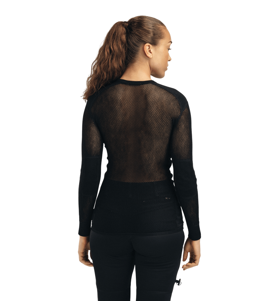 WoolNet Original Crewneck W's Jet Black, view: 2