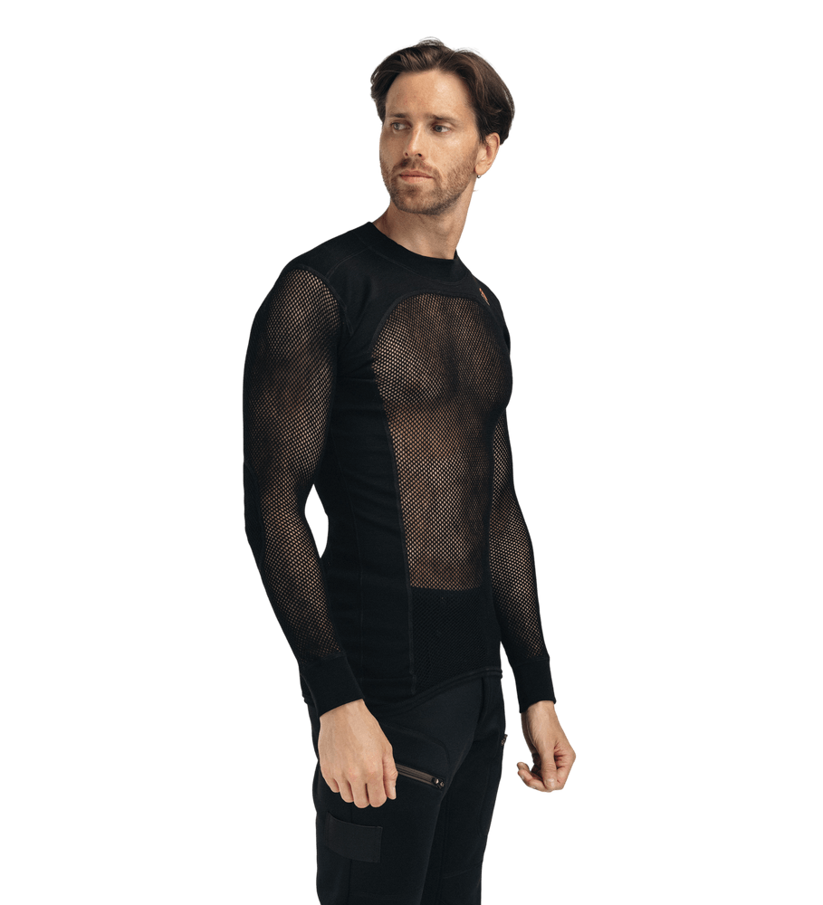 WoolNet Original Crewneck M's Jet Black, view: 1