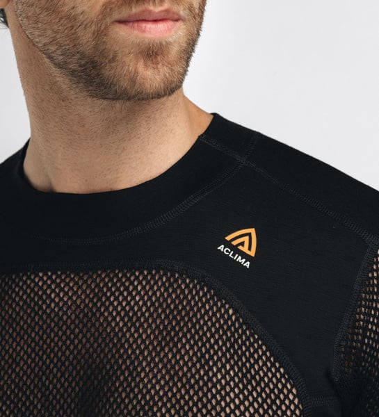 WoolNet Original Crewneck M's Jet Black, view: 3