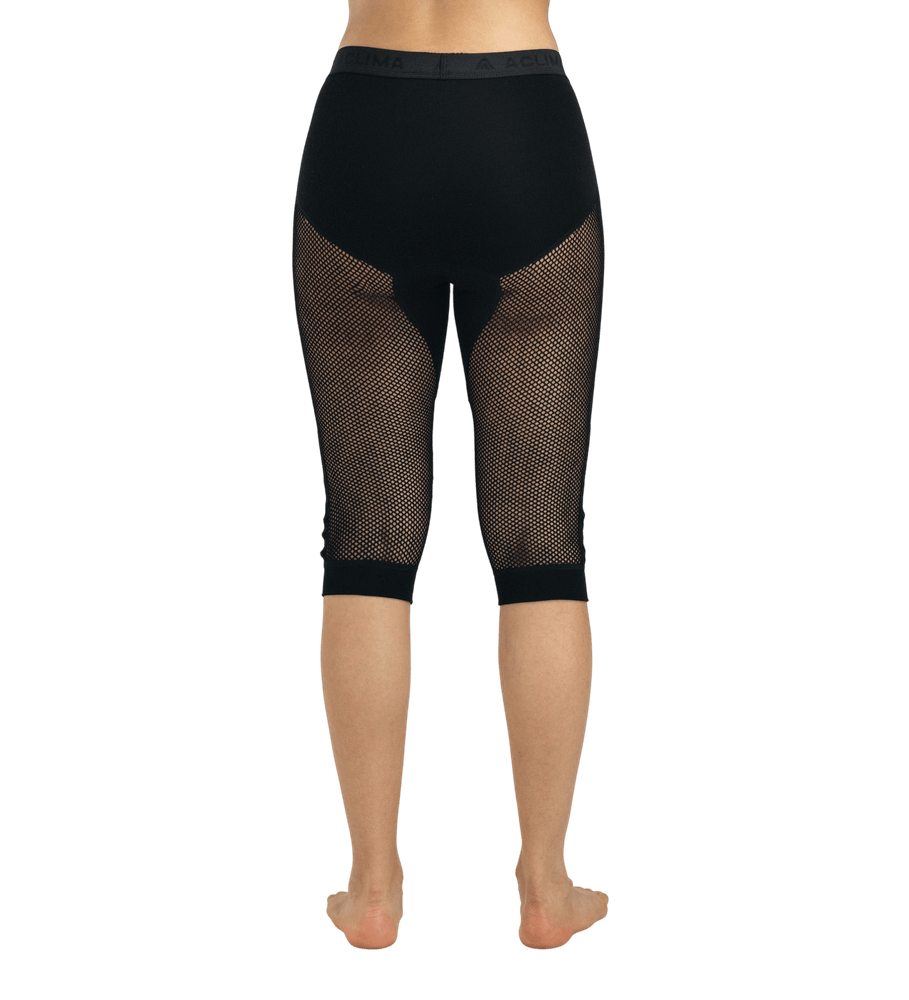 WoolNet Original Longs 3/4 W's Jet Black, view: 2