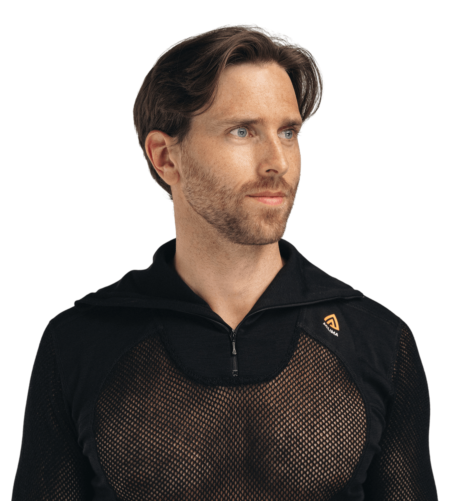 WoolNet Original Polo M's Jet Black, view: 5