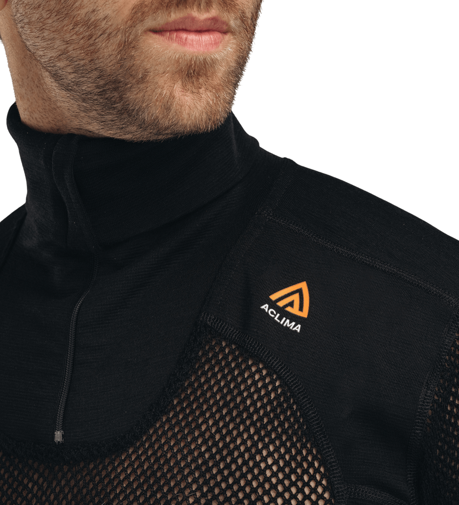 WoolNet Original Polo M's Jet Black, view: 3